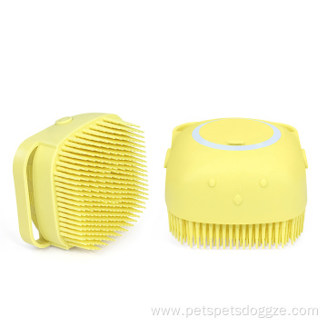 Cleaning Comb with Massage Function Pet Silicone Brush